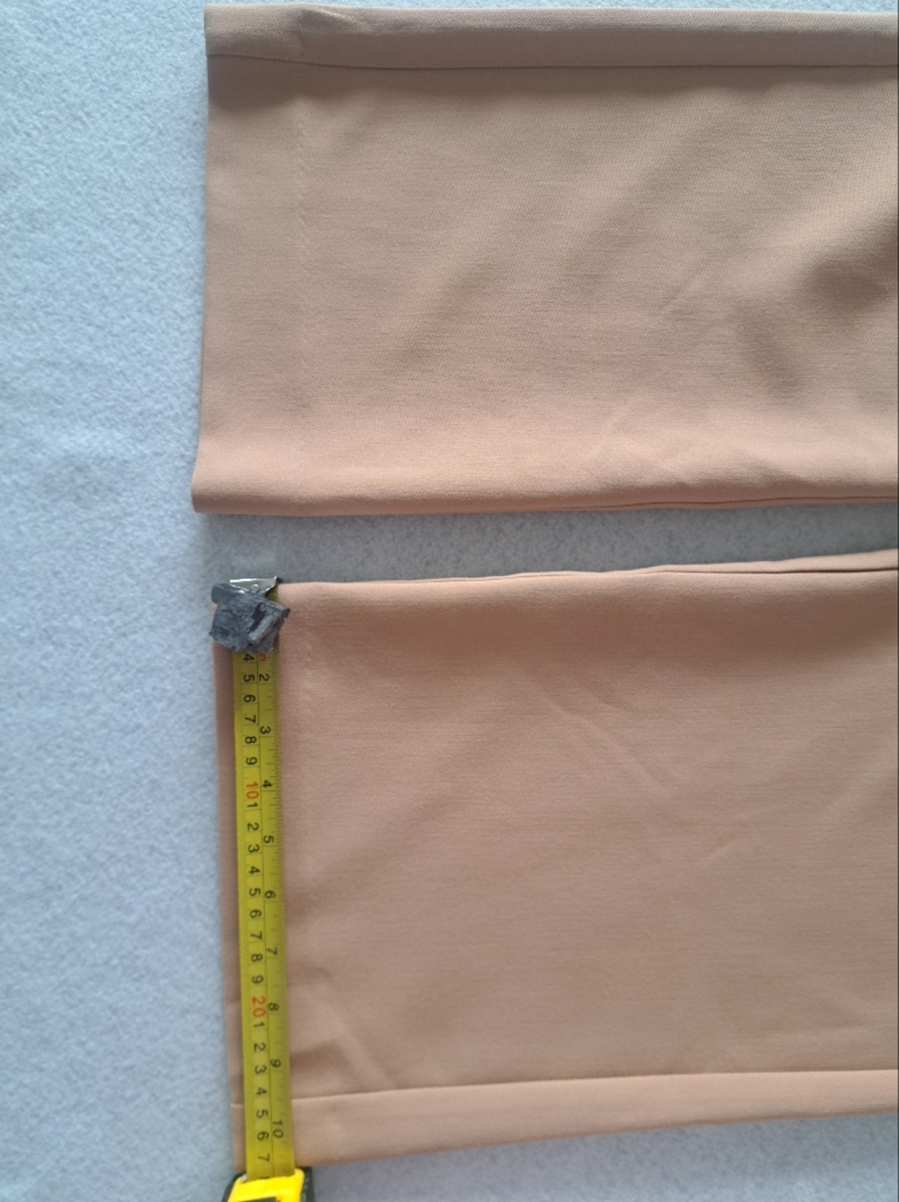 Abercrombie & Fitch Sloane Tailored Wide Leg Pant in Beige - Picture 12 of 15